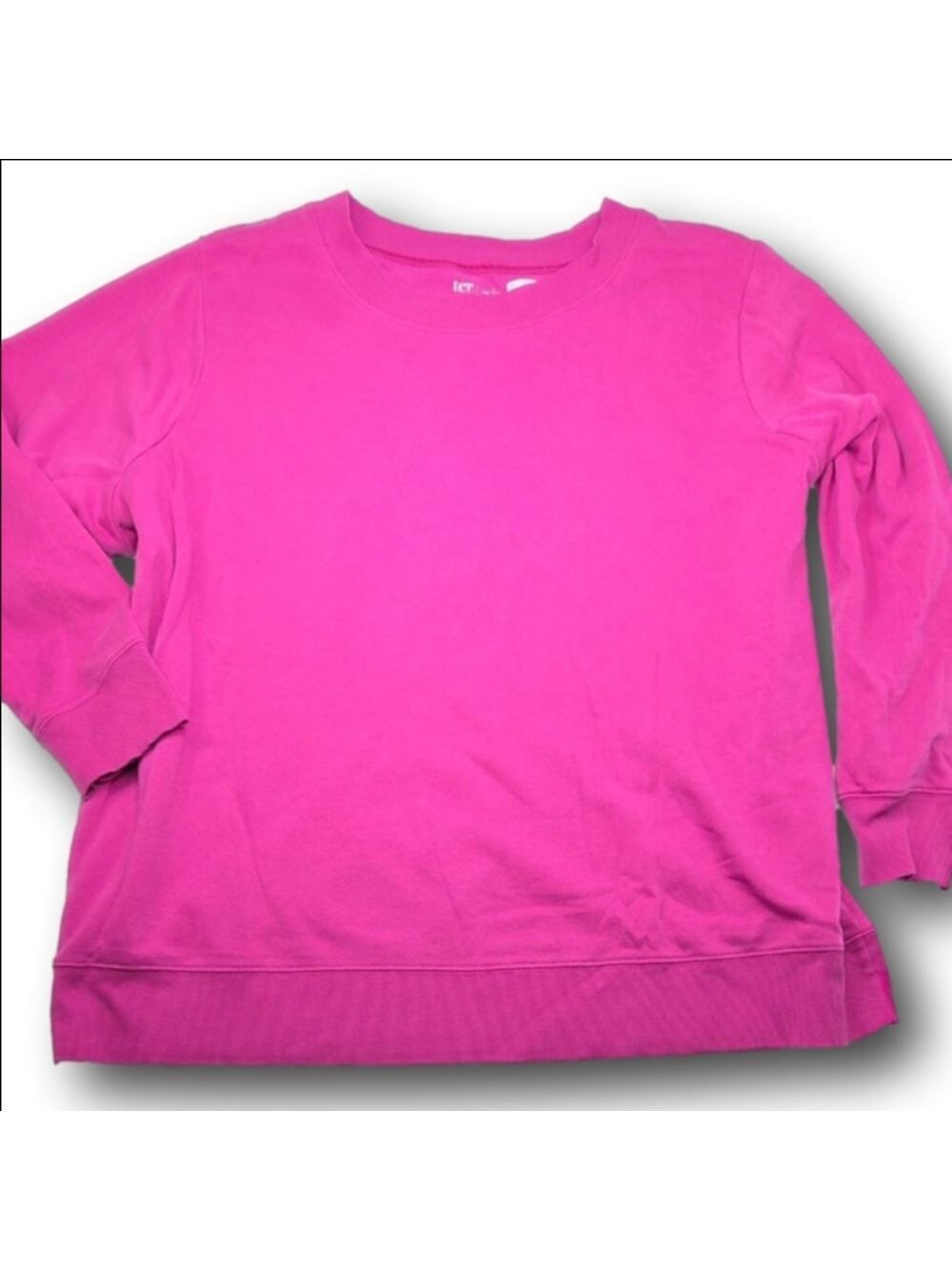 Women's Terra & Sky Pink Crew Neck Sweatshirt 4X